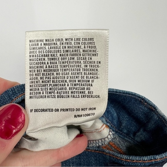 Citizens of Humanity Bootcut Jeans Stretch Low Rise Whiskered USA Made Women 26 - Picture 7 of 14